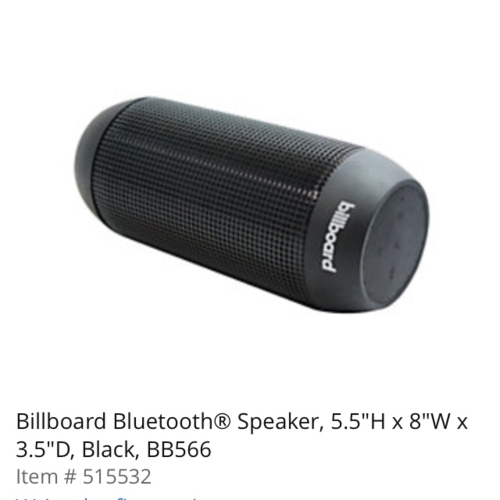 Billboard BLUETOOTH Speaker Like New